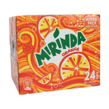 Buy Mirinda Orange Soda Can - 24×325Ml in Saudi Arabia