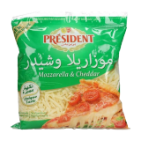 اشتري بريزيدن خليط جبنة موزاريلا وشيدر - 450 غرام في السعودية