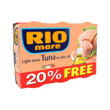 اشتري ريو ماري لايت سمك التونة مع الزيت 20% عرض خاص - 6 x 80 غرام في السعودية