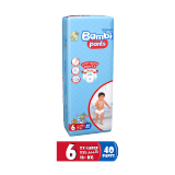 Buy Bambi Pants  Jumbo Pack Size 6 XX Large - 40 count in Saudi Arabia