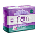 Natural Cotton Feel Normal Pads With Wings-30 Folded & Compressed Pads Natural Cotton Feel Normal Pads With Wings-30 Folded & Compressed Pads