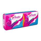 Buy Private Feminine Pads Extramince Super with wings -  16 Pads in Saudi Arabia