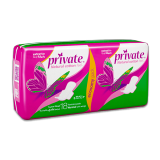 Buy Private Feminine Pads Extramince Normal with wings -  18 Pads in Saudi Arabia