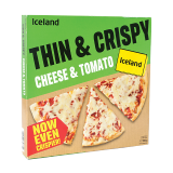 Buy Iceland Thin & Crispy Cheese & Tomato - 302G in Saudi Arabia