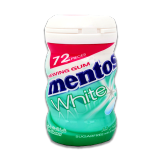 Buy Mentos Always White Sugar Free Spearmint Flavor Chewing Gum Whitens Teeth - 72 Count in Saudi Arabia