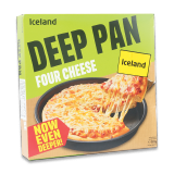 Buy Iceland Deep Pan Four Cheese Pizza - 382G in Saudi Arabia