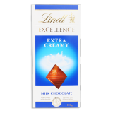 Buy Lindt Excellence Milk Chocolate Extra Creamy - 100G in Saudi Arabia