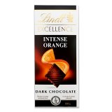 Buy Lindt Excellence Dark Chocolate With Orange Intense - 100G in Saudi Arabia