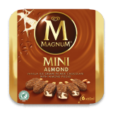 Buy Magnum Ice Cream Mini Almond - 6×55Ml in Saudi Arabia