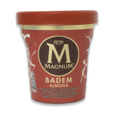 Buy Magnum Ice Cream Tub Pint Almond - 8×440Ml in Saudi Arabia