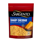 Buy Sargento Shredded Sharp Cheddar Cheese - 8Z in Saudi Arabia