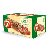 Buy Lusine Mini Strawberry Swiss Roll - 12x20G in Saudi Arabia