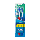 اشتري أورال-بي فرشاة أسنان 3D وايت انتعاش وسط - 1 + 1 مجاناً في السعودية