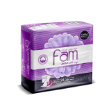 Buy Fam Natural Cotton Feel Night Pads With Wings - 48 Pads in Saudi Arabia