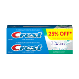 Buy Crest 3D White Extreme Mint Toothpaste - 2 x 125 Ml in Saudi Arabia