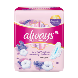 Buy Always Premium Cotton Soft Large Pads With Wings - 24 Pads in Saudi Arabia