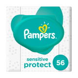 Buy Pampers Pampers Sensitive Baby Wipes - 56 count in Saudi Arabia