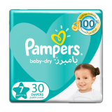 Pampers Baby-Dry Diapers with Aloe Vera Lotion, Size 5, 11-16 kg