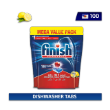 Buy Finish Dishwasher Tabs Lemon - 100Count in Saudi Arabia