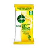 Buy Dettol Surface Wipes Lemon Scent - 36 count in Saudi Arabia