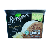 Buy Breyers Ice Cream Chocolate & Vanilla - 1.41L in Saudi Arabia