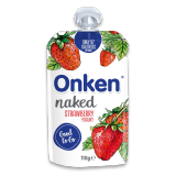 Buy Onken Naked Strawberry Pouch Yogurt - 110G in Saudi Arabia