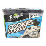 Buy Breyers Oreo Cookies & Cream Ice Cream - 1.41L in Saudi Arabia