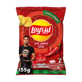 Buy Lays Chili Potato chips - 12 x 21G in Saudi Arabia