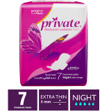 Buy Private Extra Thin Night With Wings - 7 count in Saudi Arabia