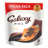Buy Galaxy Chocolate Hazelnut Mini - 162.5G in Saudi Arabia