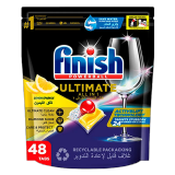 Buy Finish Dishwasher Detergent Tablets lemon scent - 48Count in Saudi Arabia