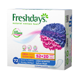 Buy Private Pantyliners Long Scented Pads 52+20 Free - 72Pads in Saudi Arabia