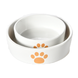 Buy Tamimi Markets Pet Ceramic Bowl Round - 15.5Cm in Saudi Arabia