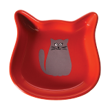 Buy Tamimi Markets Pet Ceramic Bowl Catshape - 13Cm in Saudi Arabia