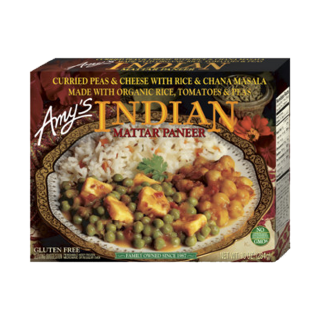 Buy Amy's Indian Mattar Paneer Gluten-Free Organic - 10Z in Saudi Arabia