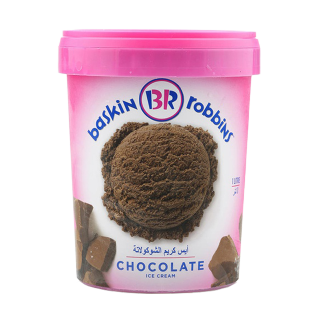 Buy Baskin robbins Chocolate Ice Cream - 1L in Saudi Arabia