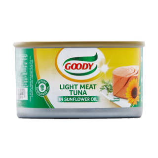 Buy Goody Light Meat Tuna in Sunflower Oil - 90G in Saudi Arabia