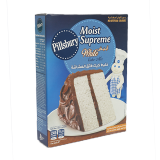 Buy Pillsbury Moist Supreme White Cake Mix - 485G in Saudi Arabia