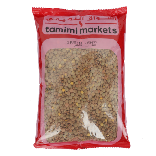 Buy Tamimi Markets Green lentils - 1KG in Saudi Arabia