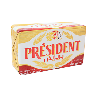 اشتري بريزيدن زبدة غير مملحة - 400 غرام في السعودية