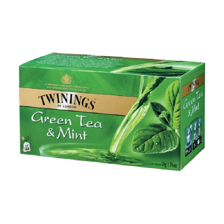 اشتري توينينجز أكياس شاي أخضر بالنعناع - 1.5 غرام في السعودية