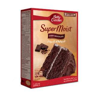 Buy Betty Crocker Super Moist Dark Chocolate - 500G in Saudi Arabia