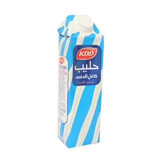 Buy KDD Milk Full Cream - 4x1L in Saudi Arabia
