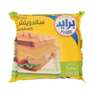 Buy Pride Sandwich sliced cheese - 200G in Saudi Arabia