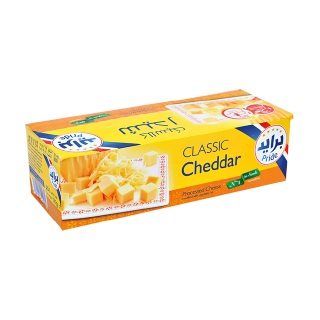 Buy Pride Cheddar Cheese block - 1K in Saudi Arabia