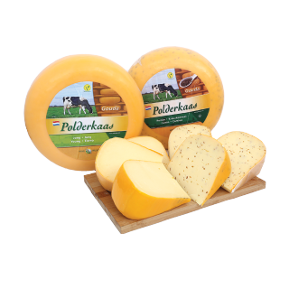 Buy Polderkaas Gouda Cheese with cumin - 500 g in Saudi Arabia