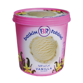 Buy Baskin robbins Ice Cream Vanilla - 2L in Saudi Arabia