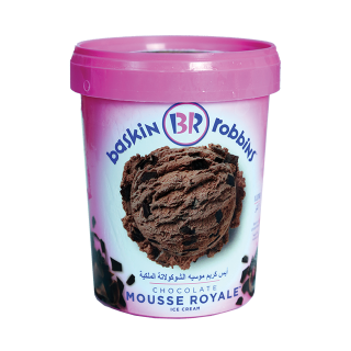 Buy Baskin robbins Chocolate Mousse Royale Ice Cream - 1L in Saudi Arabia