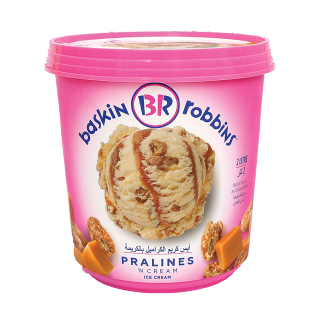 Buy Baskin robbins Pralines and Cream - 2L in Saudi Arabia