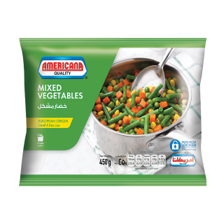 Buy Americana Frozen Mixed Vegetables - 450G in Saudi Arabia